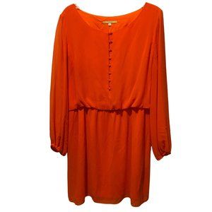 Gianni Bini orange popover dress sz Large